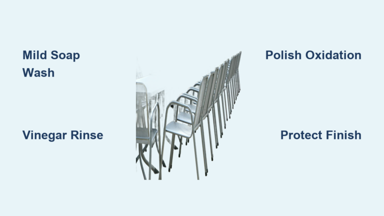 How to Clean an Aluminum Table