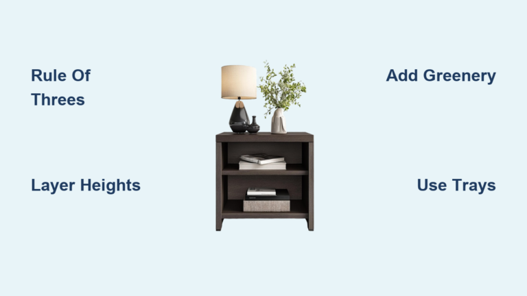 How to Style a Bedside Table