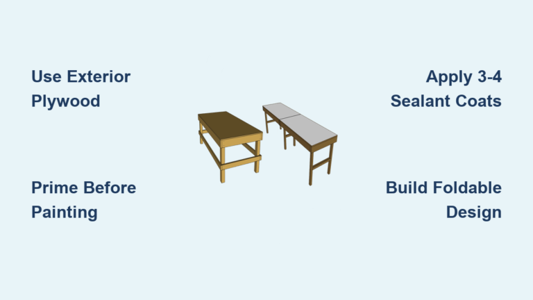 How to Build a Beer Die Table