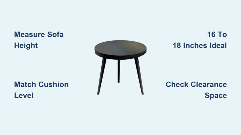 How Tall Should a Coffee Table Be?