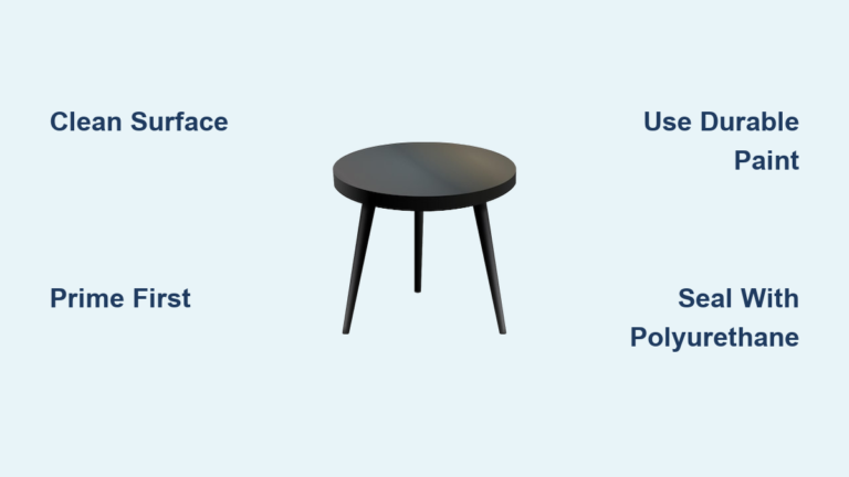 How to Paint a Coffee Table