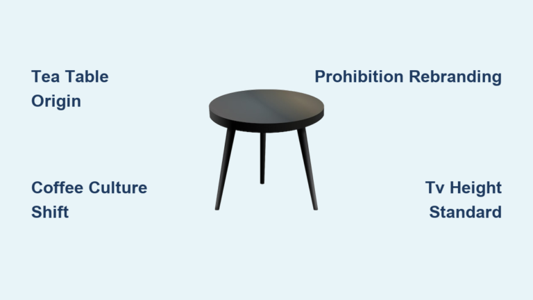 Why Is It Called a Coffee Table?