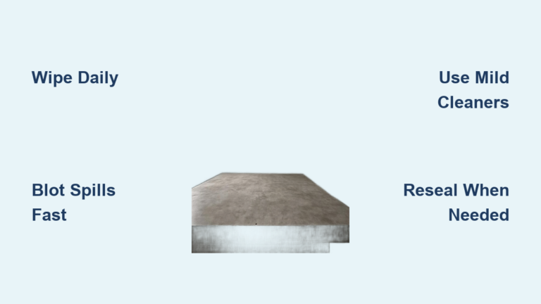 How to Clean a Concrete Table