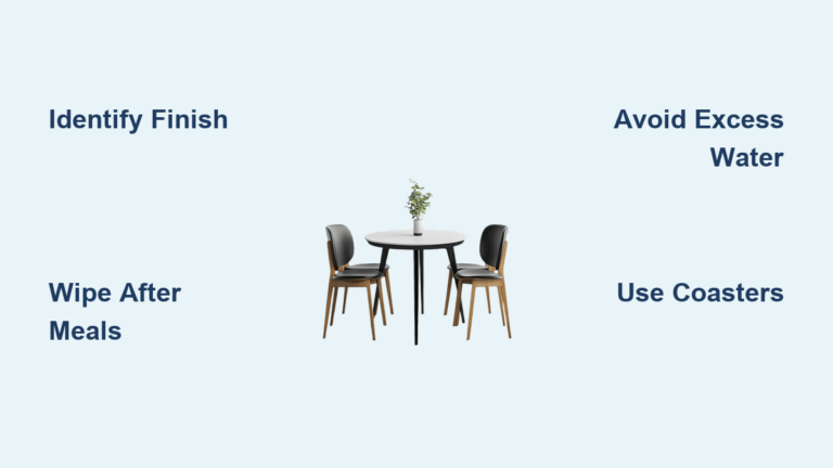 How to Clean a Dining Table: Quick Steps