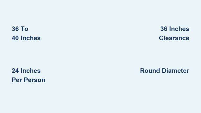 How Wide Is a Dining Table: Standard Sizes