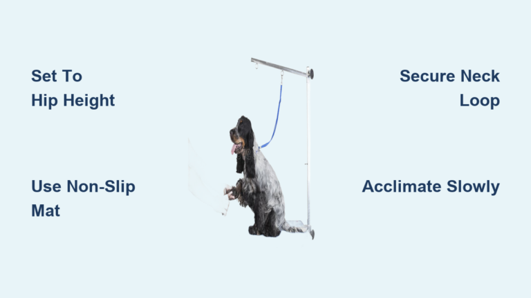How to Use a Dog Grooming Table