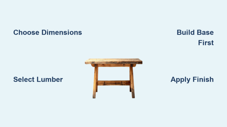 How to Build a Farm Table
