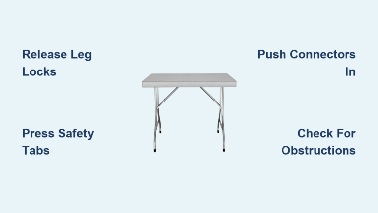 How to Fold a Table: Quick Steps