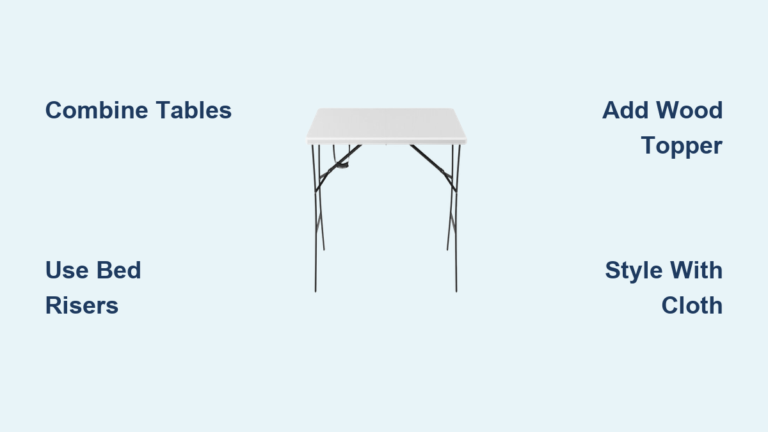 How to Make a Folding Table Look Nice