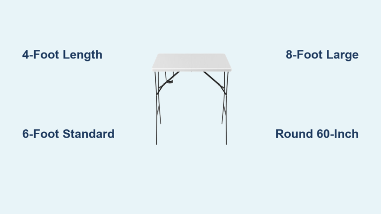 Folding Table Lengths: A Quick Guide