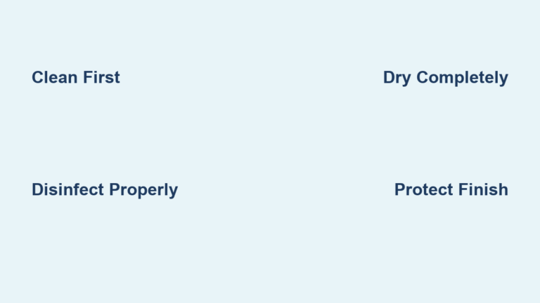 How to Disinfect a Kitchen Table