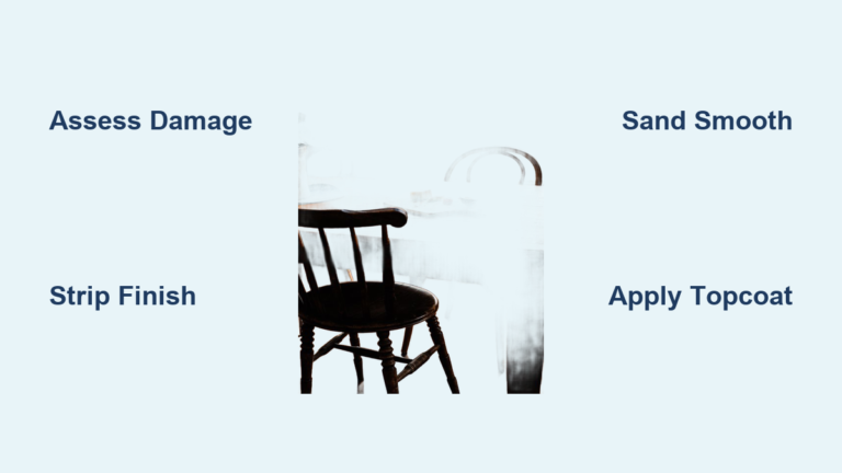 Refinish Kitchen Table: Quick Steps
