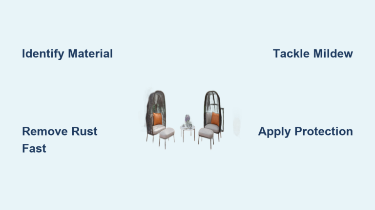 How to Clean a Patio Table