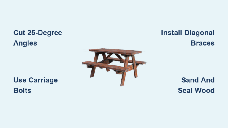 How to Build a Picnic Table: Quick Steps