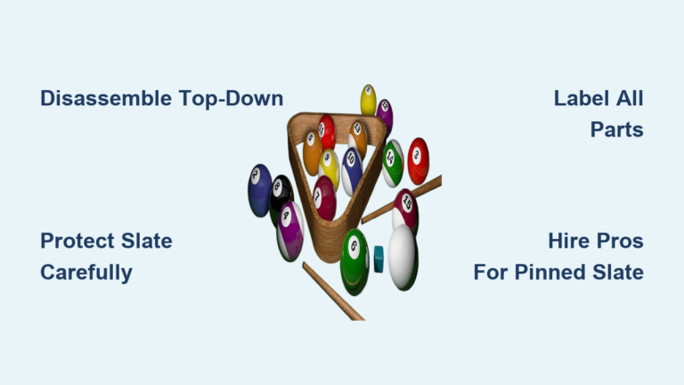How to Move a Pool Table Safely