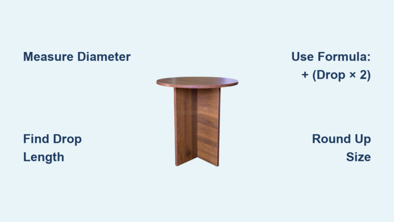How to Measure a Round Table