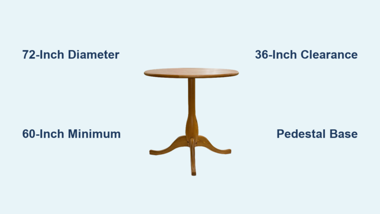 Round Table Sizes for 8 People: Quick Guide