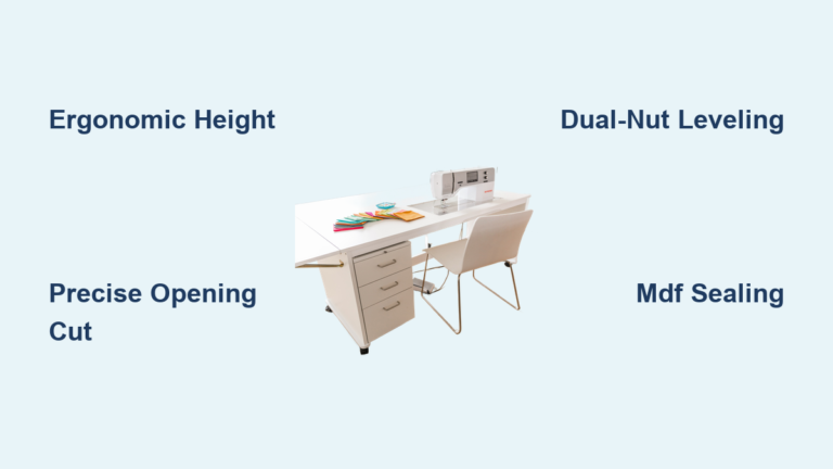 How to Make a Sewing Table