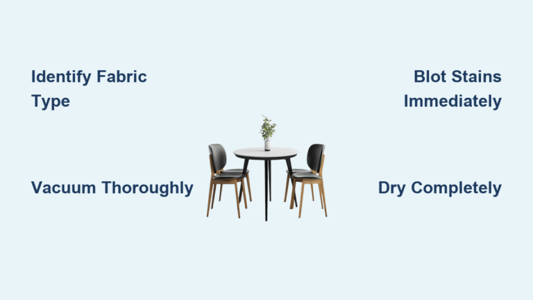 How to Clean a Table Chair