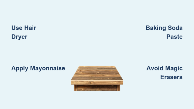 How to Fix Heat Damage on Wood Table