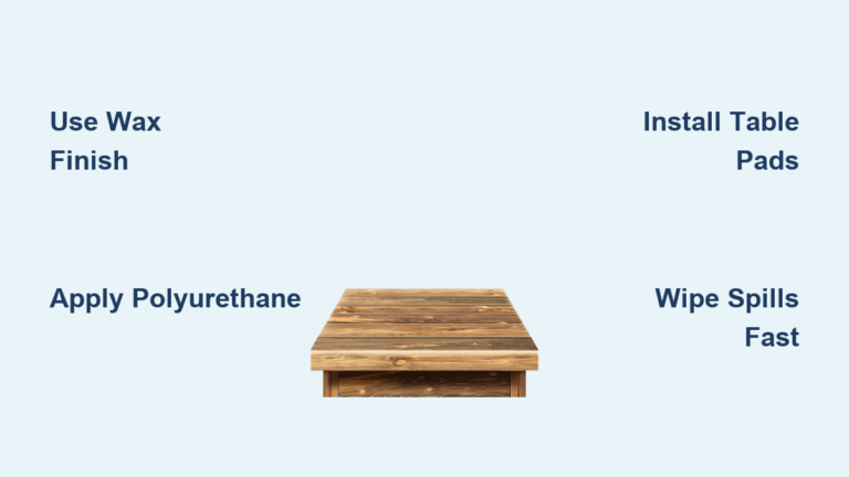 How to Protect a Wood Table