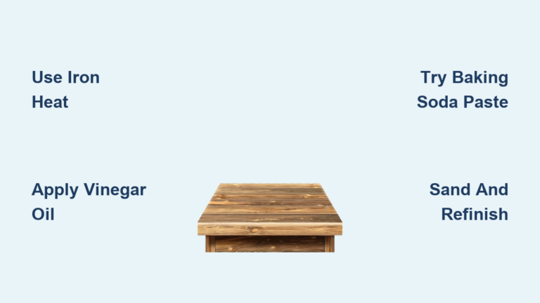How to Remove Water Stains From Wood Table