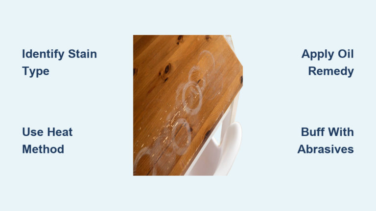 How to Remove Heat Stains From Wood Table