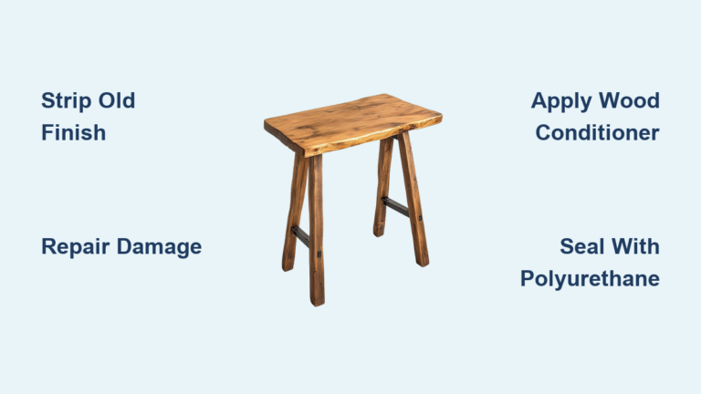 How to Renovate a Wooden Table